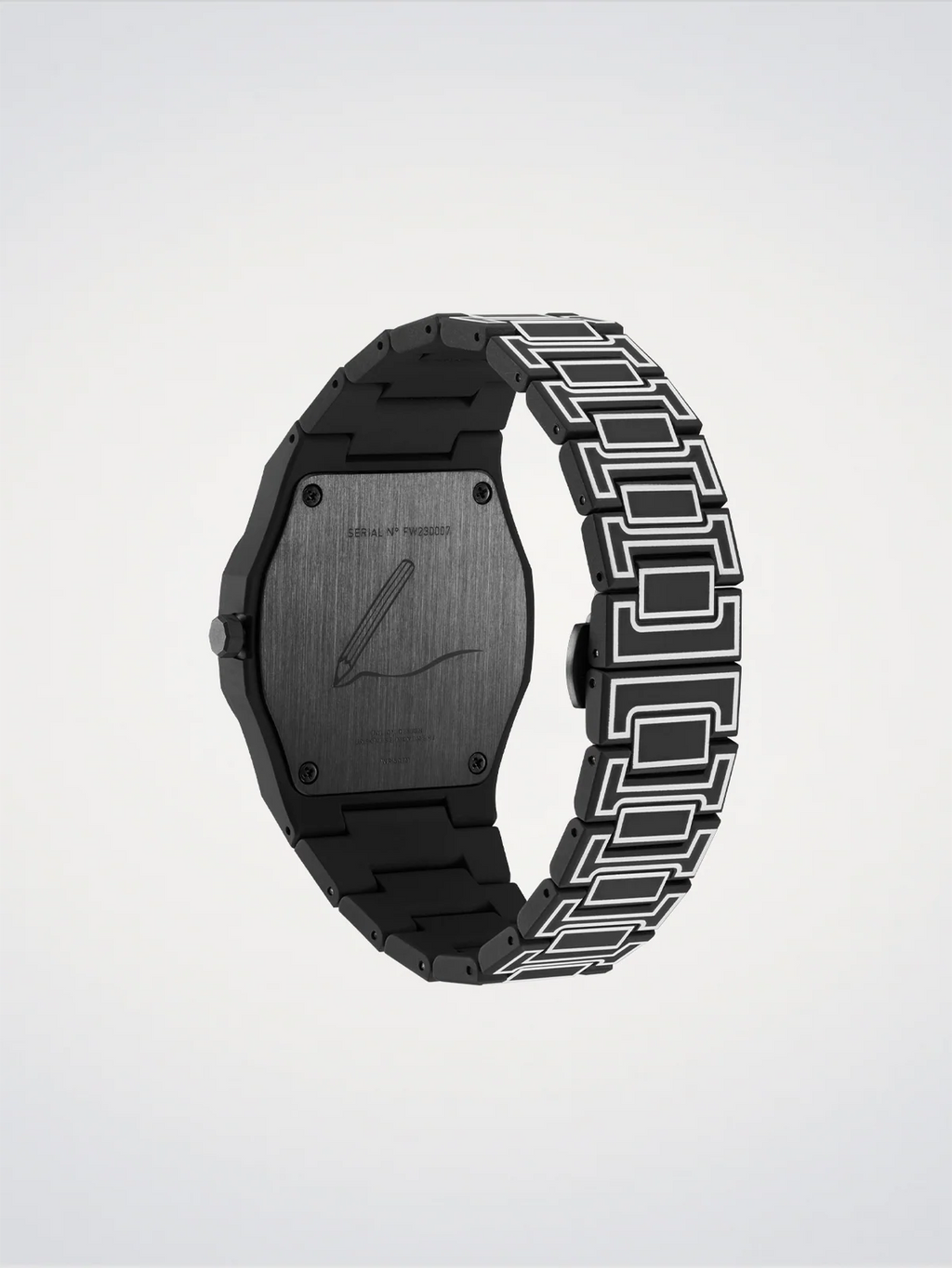 D1 Milano Sketch 2D Polycarbon Watch 40mm