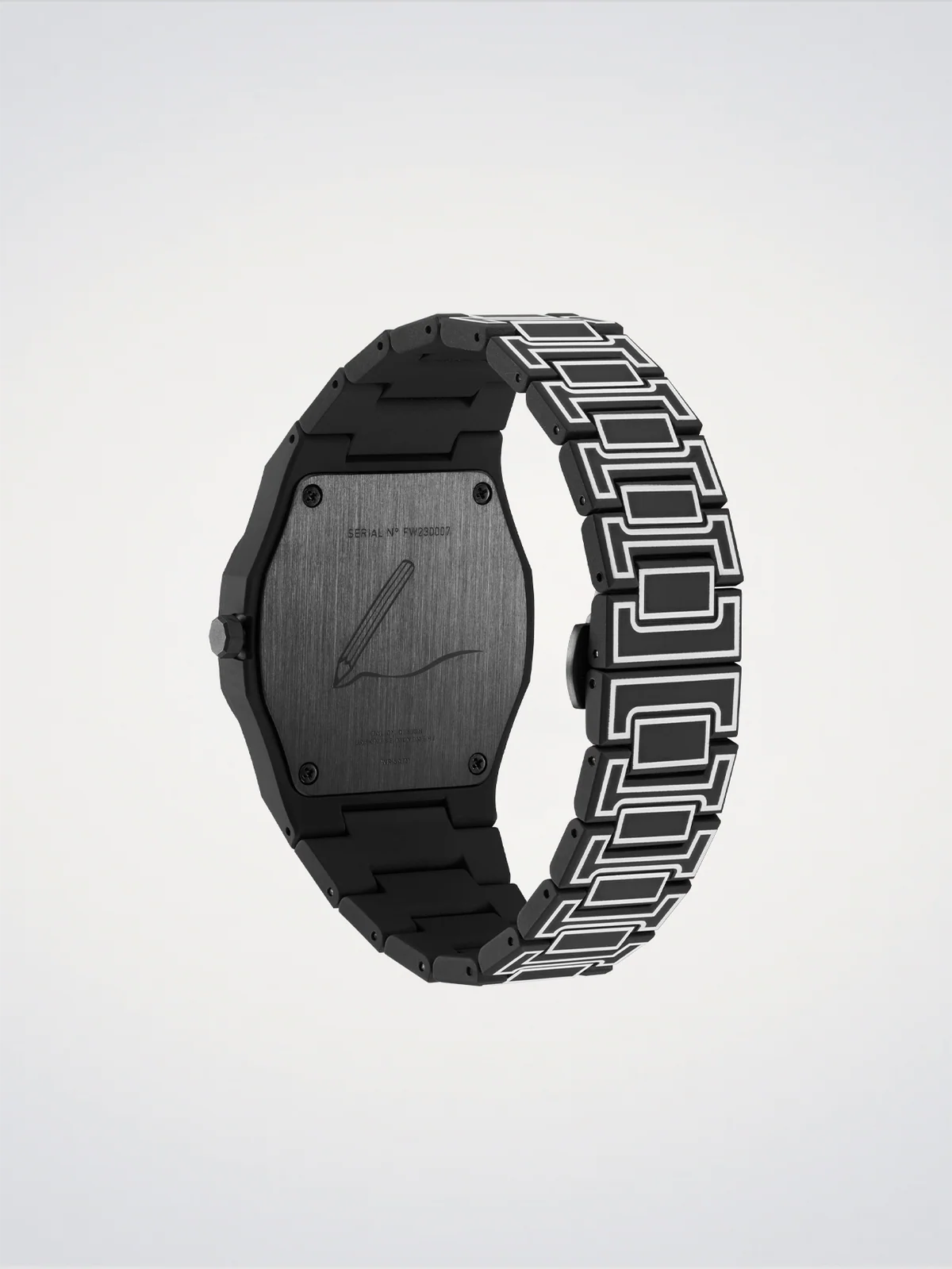 D1 Milano Sketch 2D Polycarbon Watch 40mm