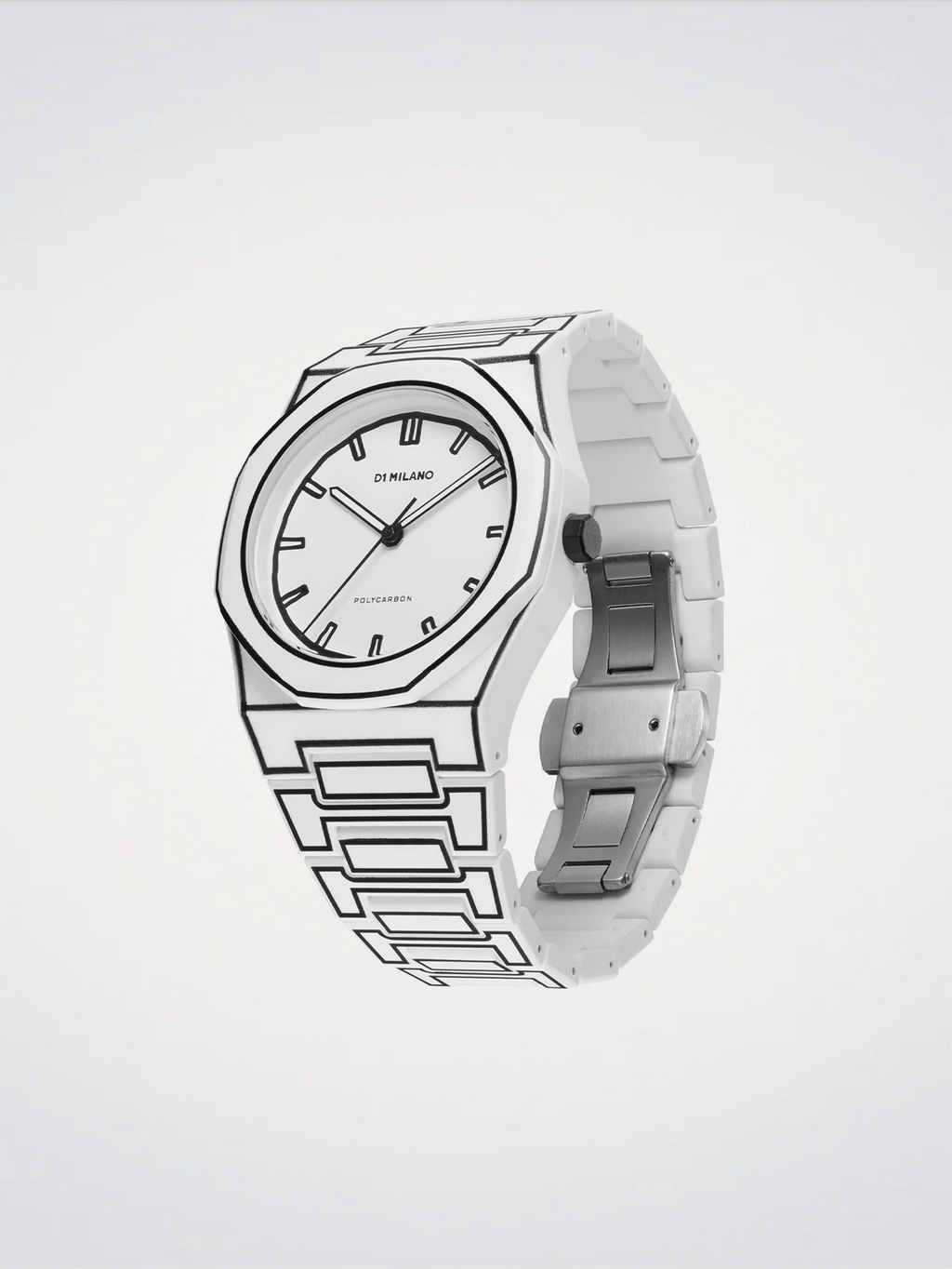 D1 Milano Sketch 2D Polycarbon Watch 40mm