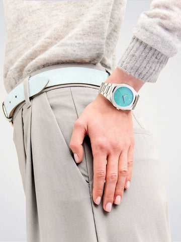 D1 Milano Ultrathin Stainless Steel Watch 40mm - Tiffany