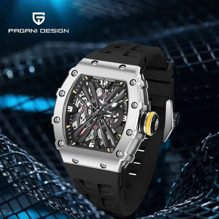 PAGANI DESIGN Quartz Watches Stainless Steel Waterproof Wrist Watch