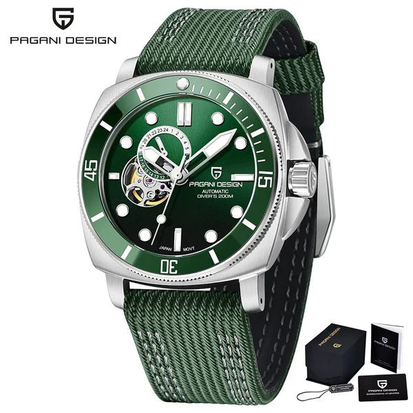 Pagani Design Automatic Watch Fiber Strap Watch For Mens