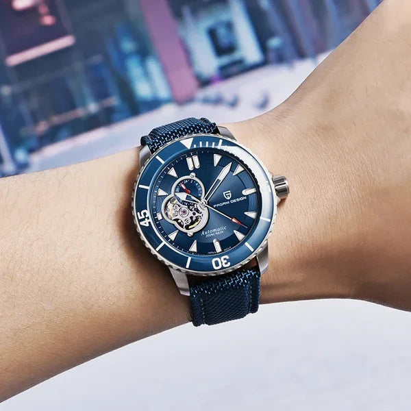 Pagani Design Automatic Nylon Strap Watch For Men's