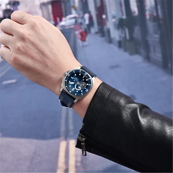 Pagani Design Automatic Watch Fiber Strap Watch For Mens