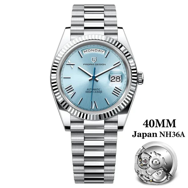 Pagani Design Automatic Watch Roman Dial For Mens 40mm