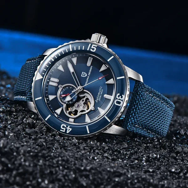 Pagani Design Automatic Nylon Strap Watch For Men's