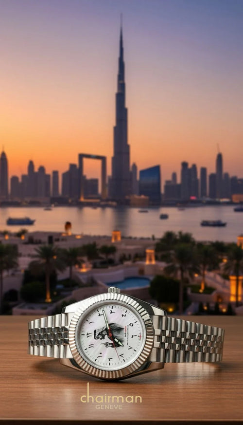 Chairman Geneve Muhammad Bin Zayed Watch For Mens 40mm - Swiss Design
