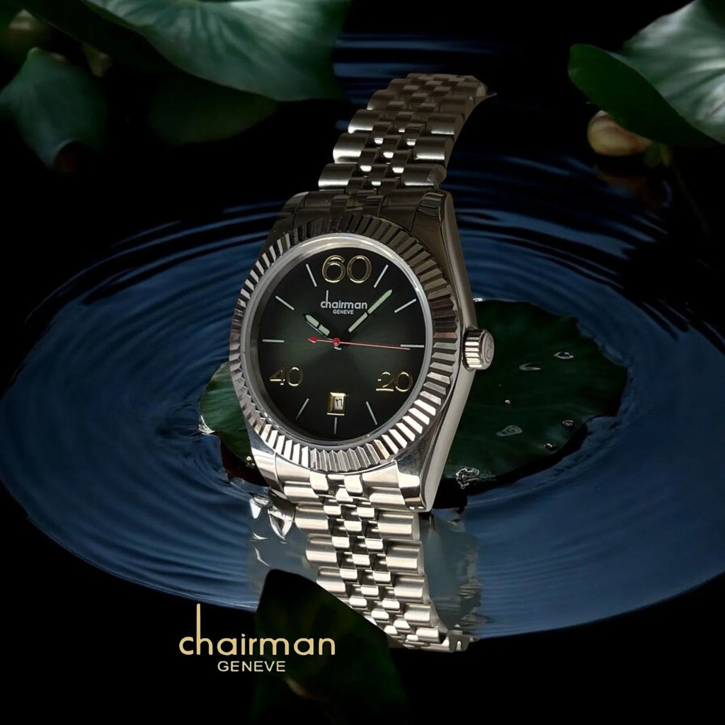 Chairman Geneve Quartz Watch For Mens - Swiss Design