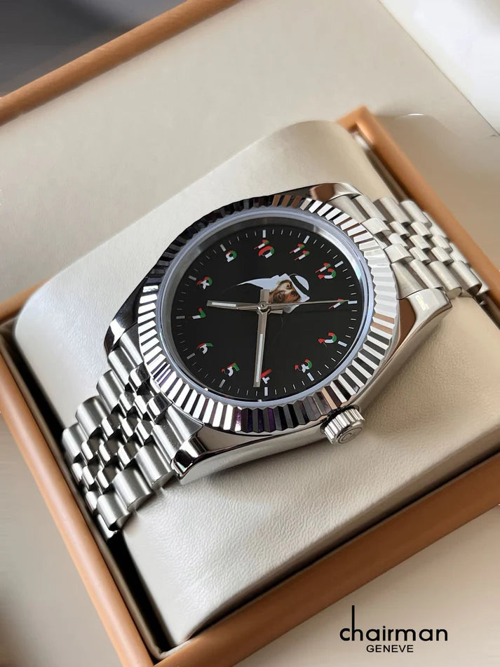 Chairman Geneve Sheikh Muhammad Bin Zayed Watch For Mens 40mm - Swiss Design
