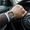 Chairman Geneve Cartier Shape With UAE Logo Watch For Mens - Swiss Design