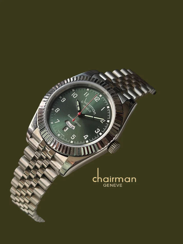 Chairman Geneve Stainless Steel Watch For Men's 40mm - Swiss design