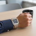 Chairman Geneve Cartier Shape With UAE Logo Watch For Mens - Swiss Design