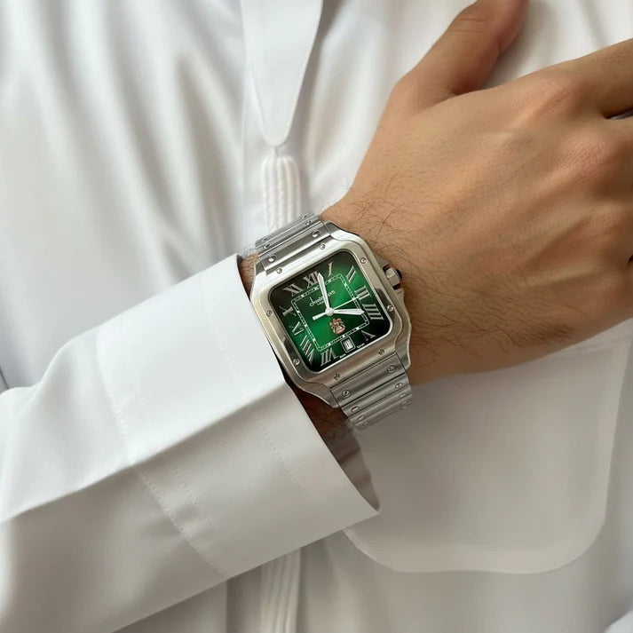Chairman Geneve Cartier Shape With UAE Logo Watch For Mens - Swiss Design