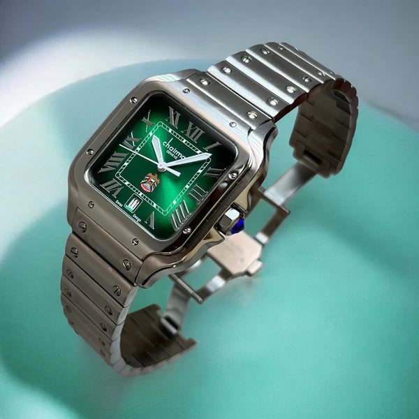 Chairman Geneve Cartier Shape With UAE Logo Watch For Mens - Swiss Design