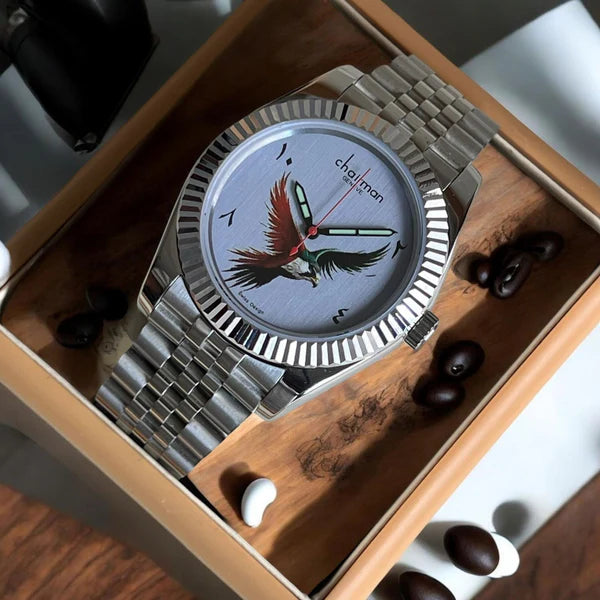 Chairman Geneve UAE Flag Falcon Watch For Men's 40mm - Swiss Design