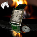 Horse Time Watch Roman White Dial For Mens - Swiss Made
