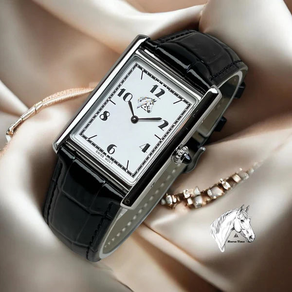 Horse time White Dial Watch For Men's - Swiss Made