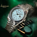 Chairman Geneve Arabic Dial Day & Date Watch For Mens 40mm - Swiss Design