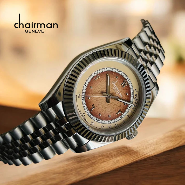 Chairman Geneve Arabic Dial Watch For Mens 40mm - Swiss Design