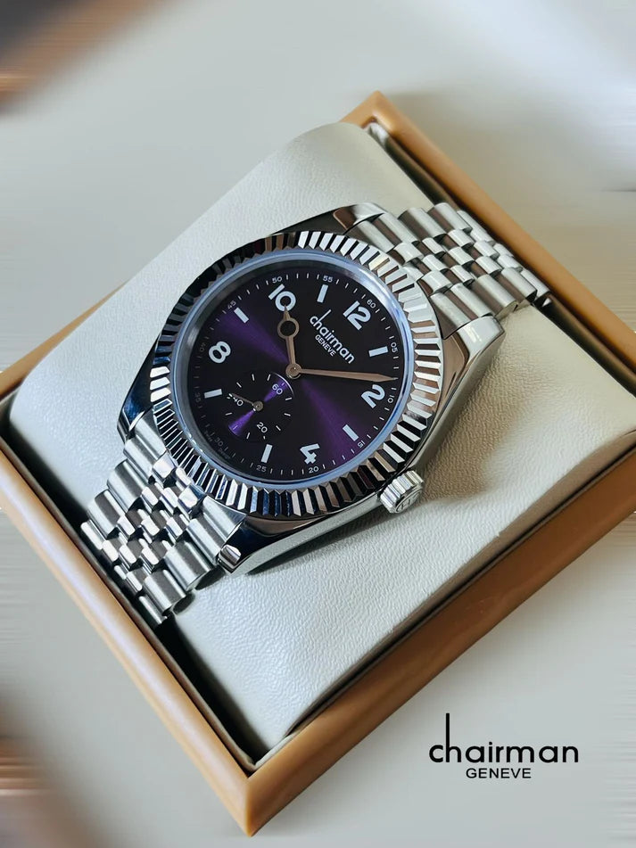 Chairman Geneve Quartz Watch For Men 40mm - Swiss Design