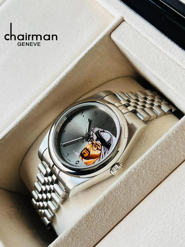 Chairaman Geneve UAE Sheikh Muhammad Bin Zayed Watch 40mm - Swiss Design