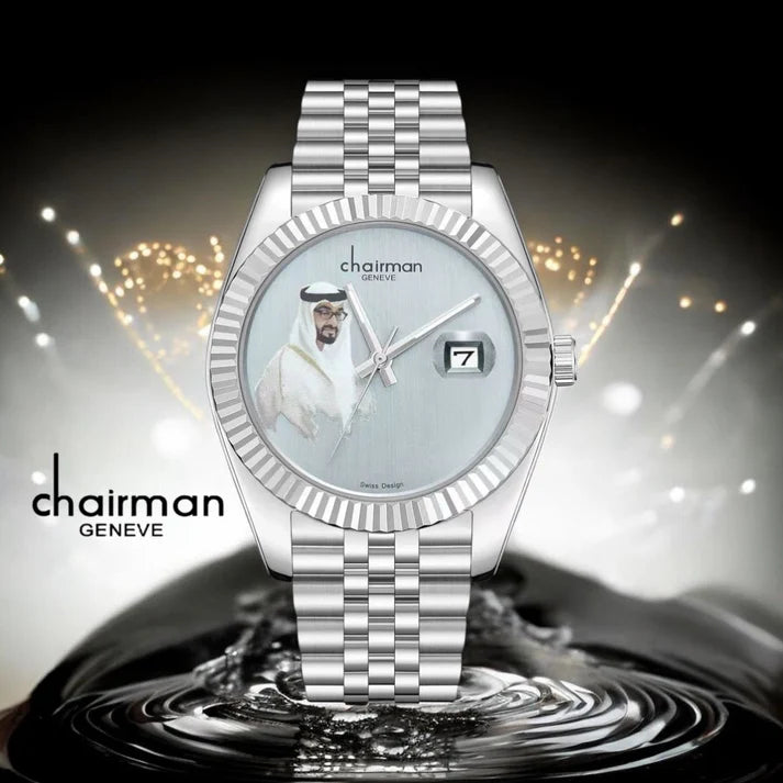Chairman Geneve Muhammad Bin Zayed Watch For Mens 40mm - Swiss Design