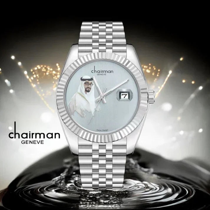 Chairman Geneve Muhammad Bin Zayed Watch For Mens 40mm - Swiss Design