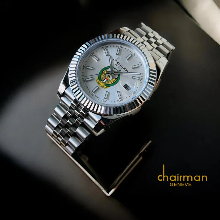 Chairman Geneve Army Logo Watch For Men's 40mm - Swiss Design