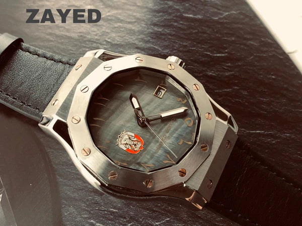 Zayed Arabic Dial With Abu Dhabi Logo Watch For Men